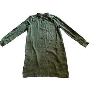 Banana Republic | Green Long Sleeve Tunic Dress, Size 4
